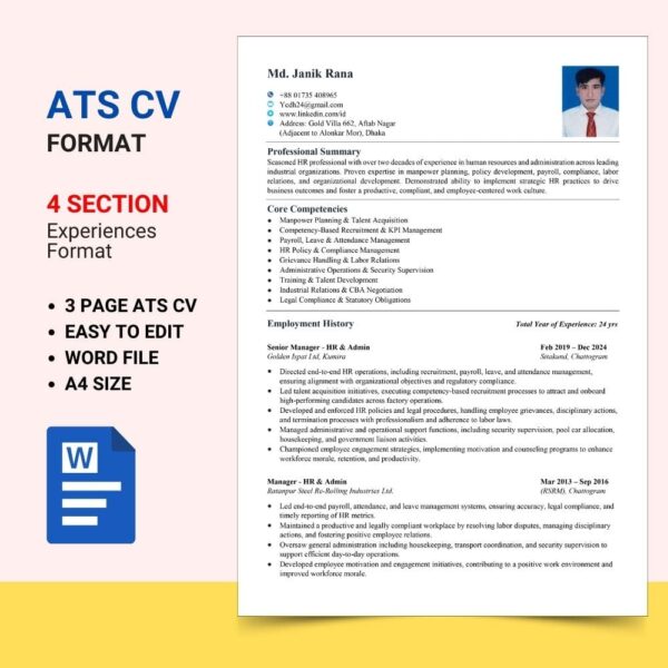 ATS CV Templates